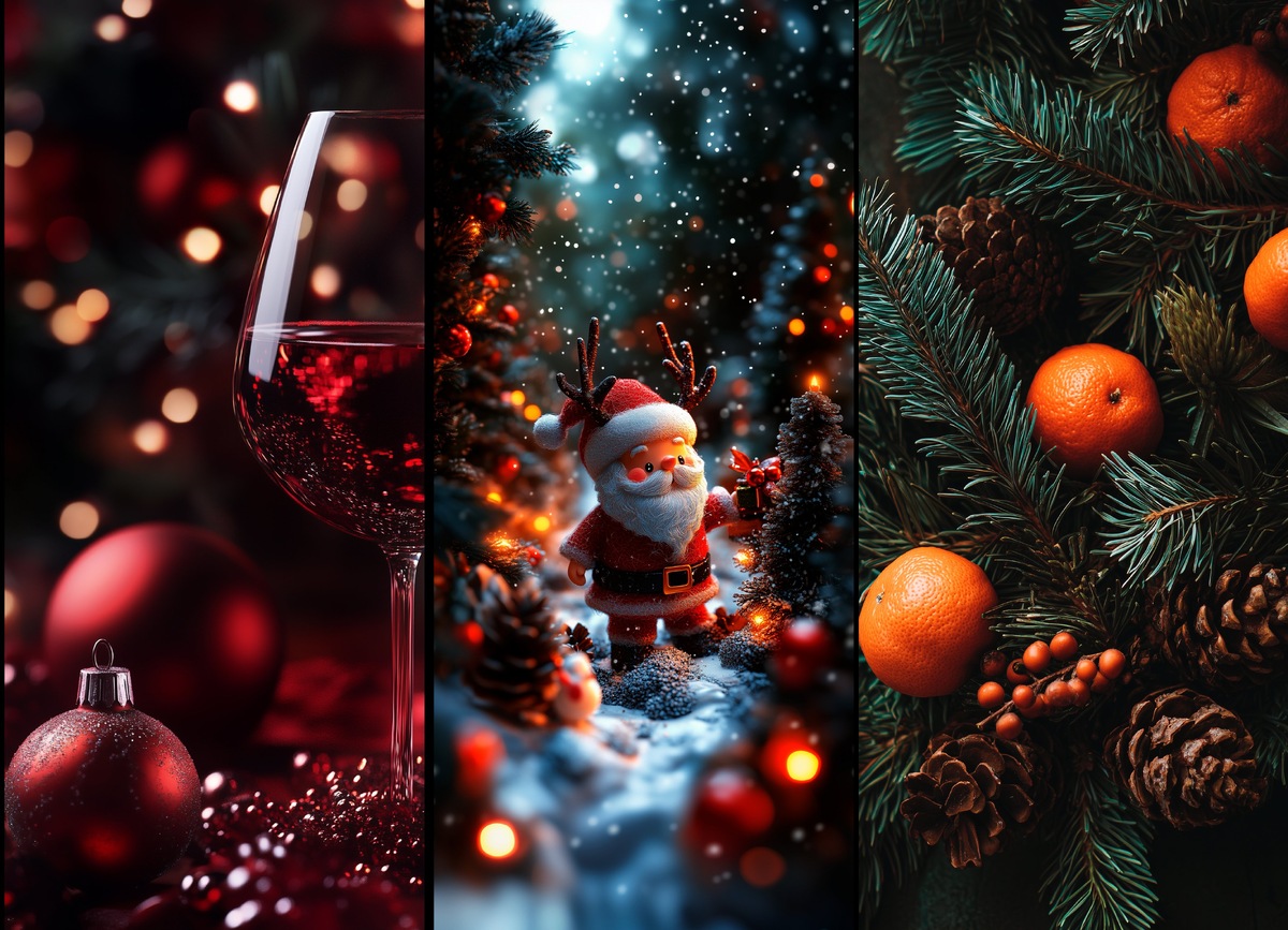    Куда же без мандаринов. Изображения: Телеграм-канал iOS 26 — wallpapers