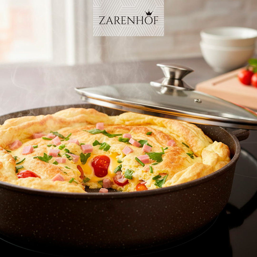 Жаровня Zarenhof ZA 2005, 28 см, 3,5 л, линия Eden. Посуда произведена в России.