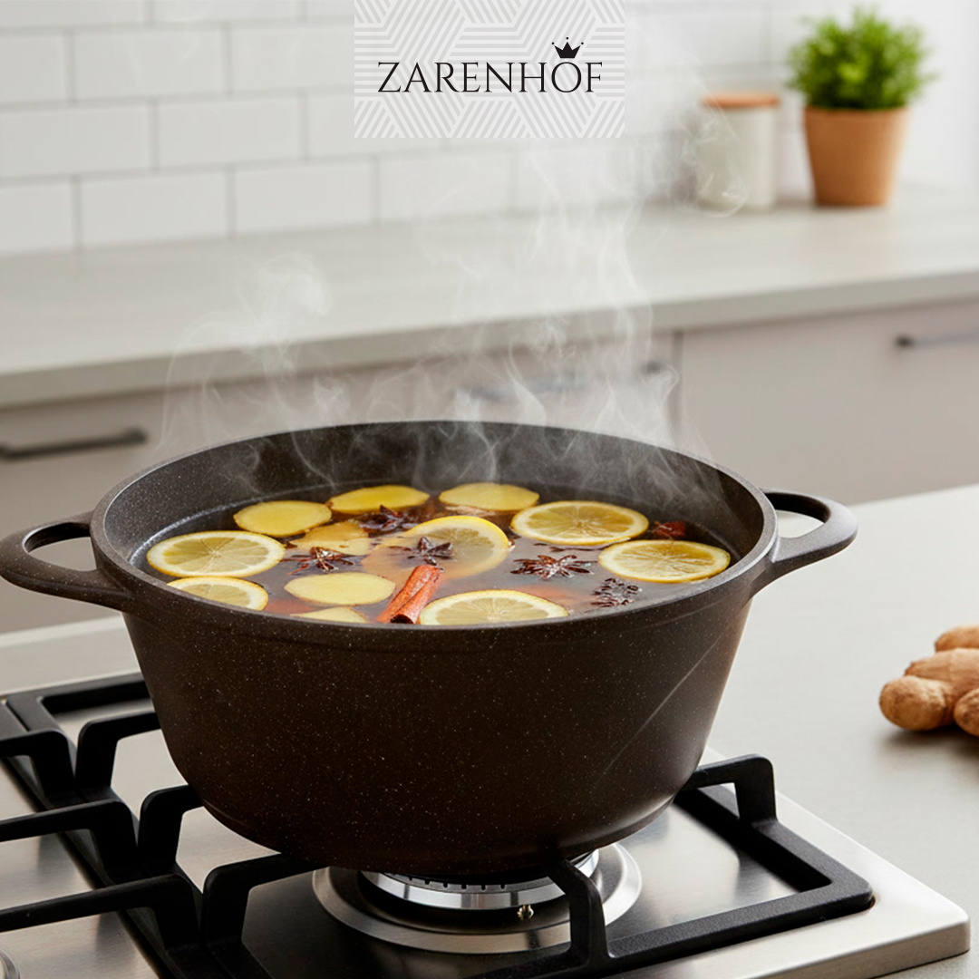 Кастрюля Zarenhof ZA 0002, 2 л, с крышкой, линия Eden. Посуда произведена в России.