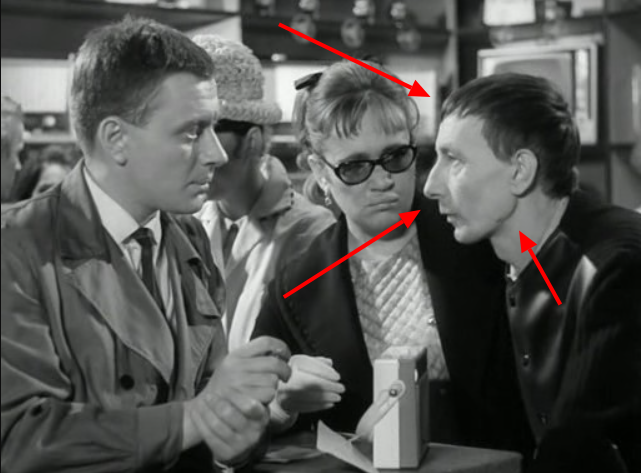 Кадр из к/ф "Берегись автомобиля" (1966). Режиссёр Эльдар Рязанов, "Мосфильм"