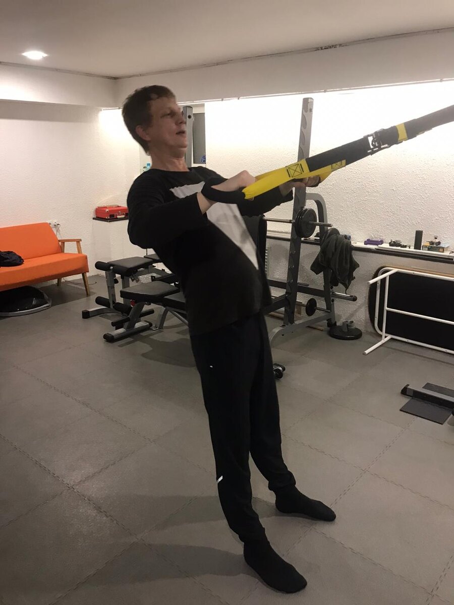    Дмитрий Козлов на тренировке. Автор фото Светлана Кулакова