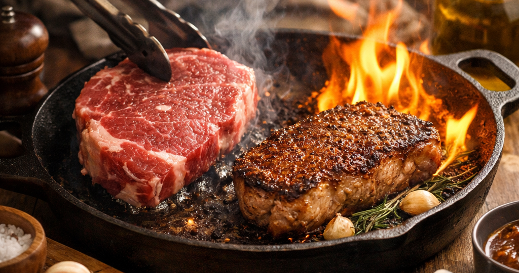 Самая частая ошибка при жарке мяса