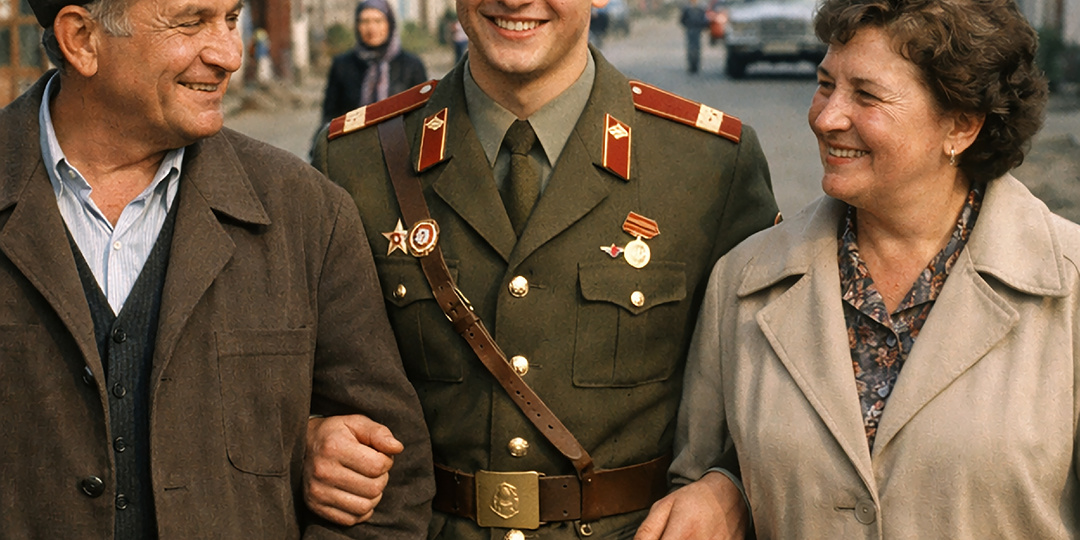 День Рождения в Советской Армии.