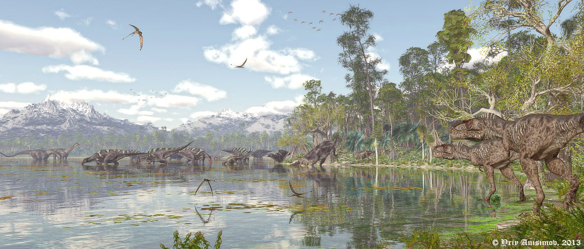 Пейзаж мелового периода