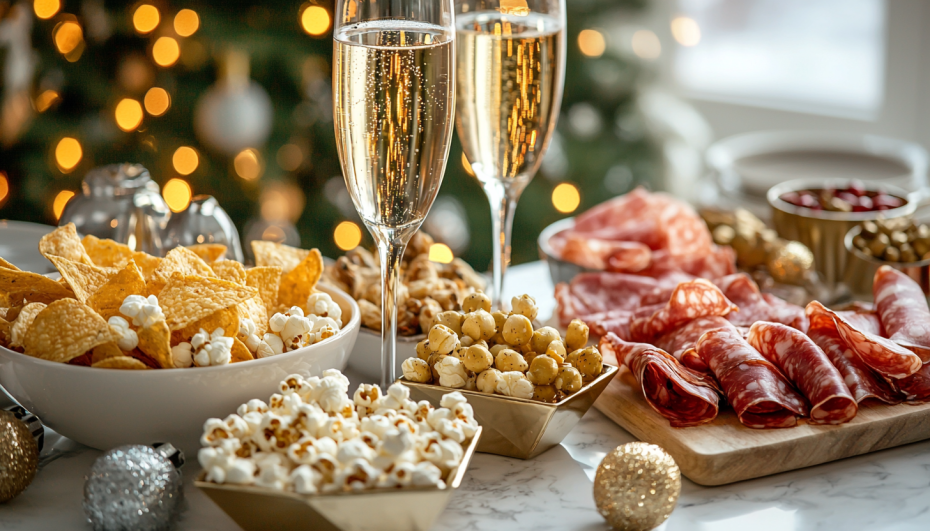 Никаких мандаринов! Правильные закуски к шампанскому на Новый год