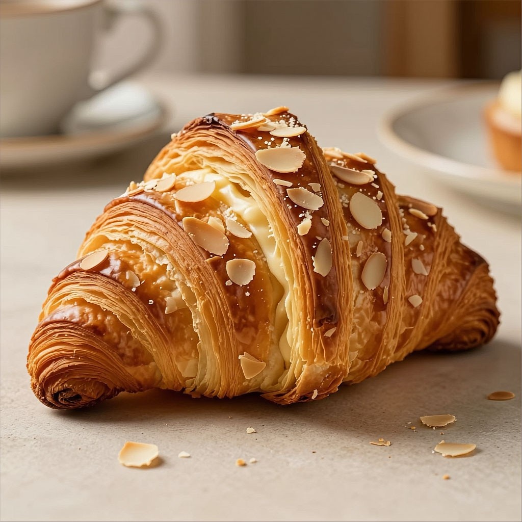 Миндальный круассан