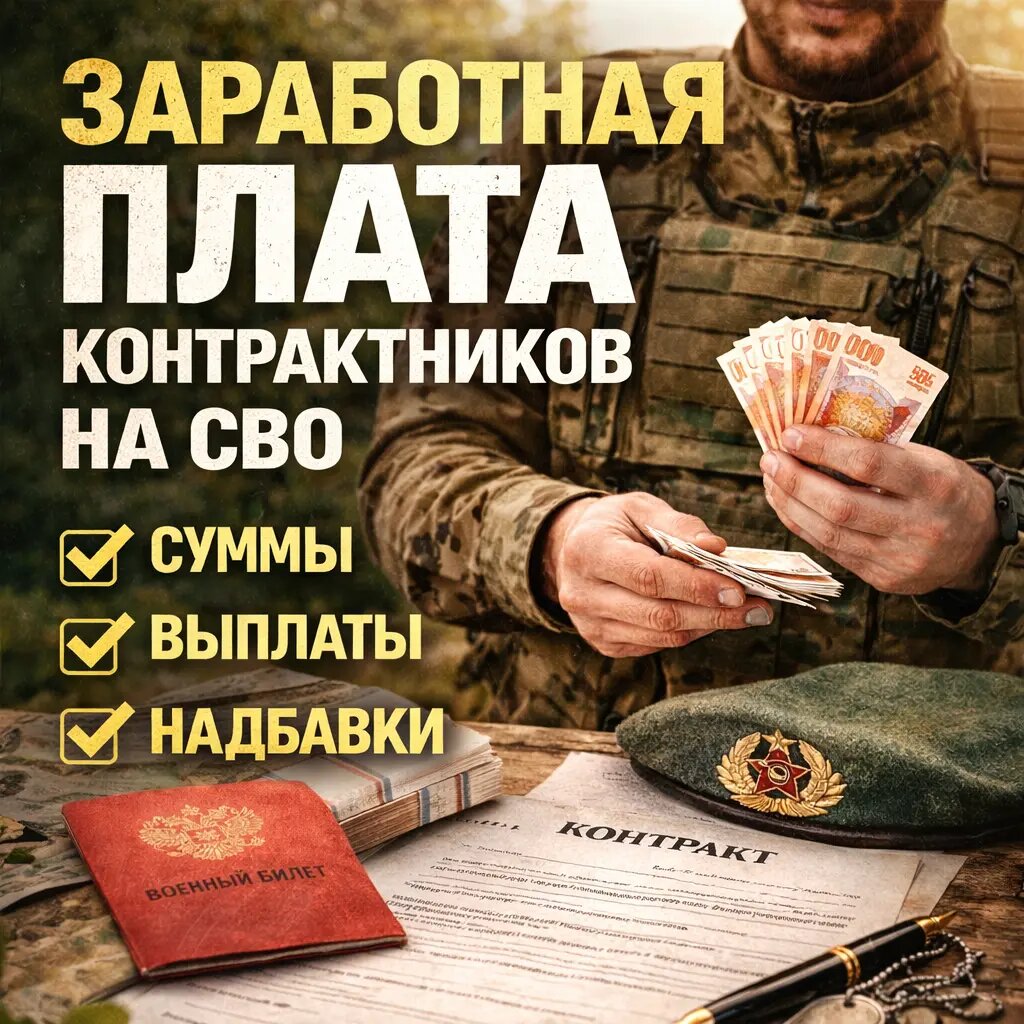 Сколько платят контрактникам на СВО: структура заработной платы