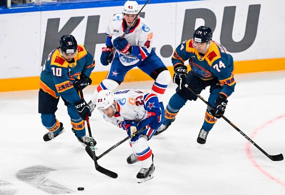 Матч Шанхайские Драконы — СКА на СКА Арене