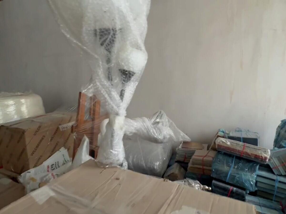    Склад с вещами Долиной | © РИА Новости