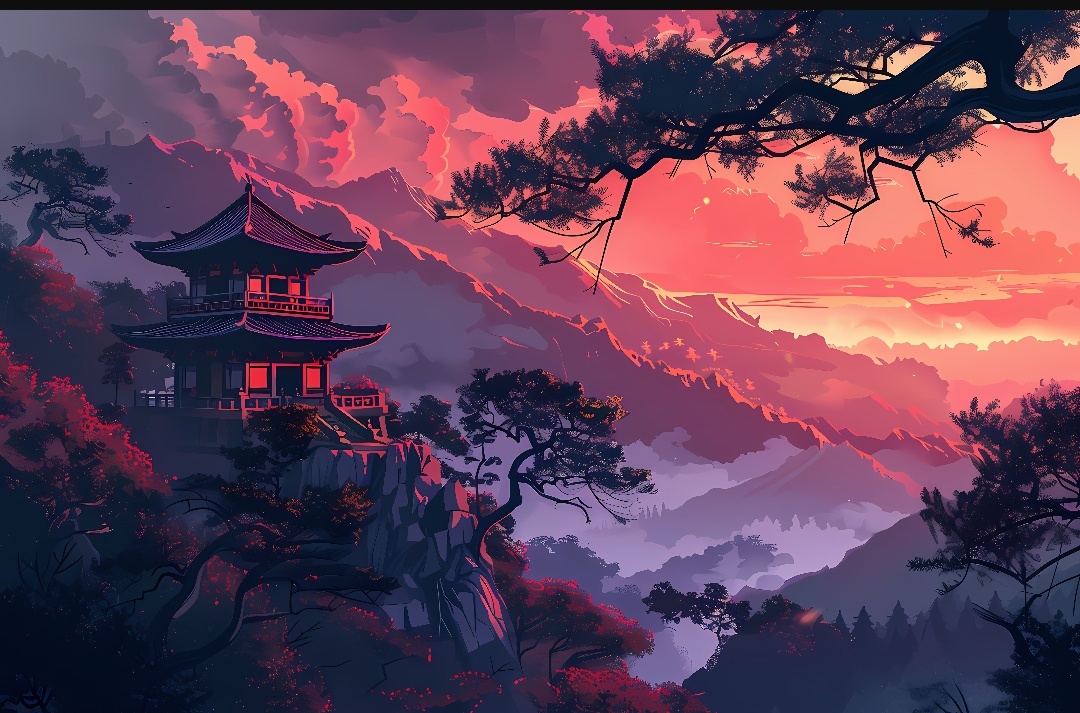 Красота небес над горами