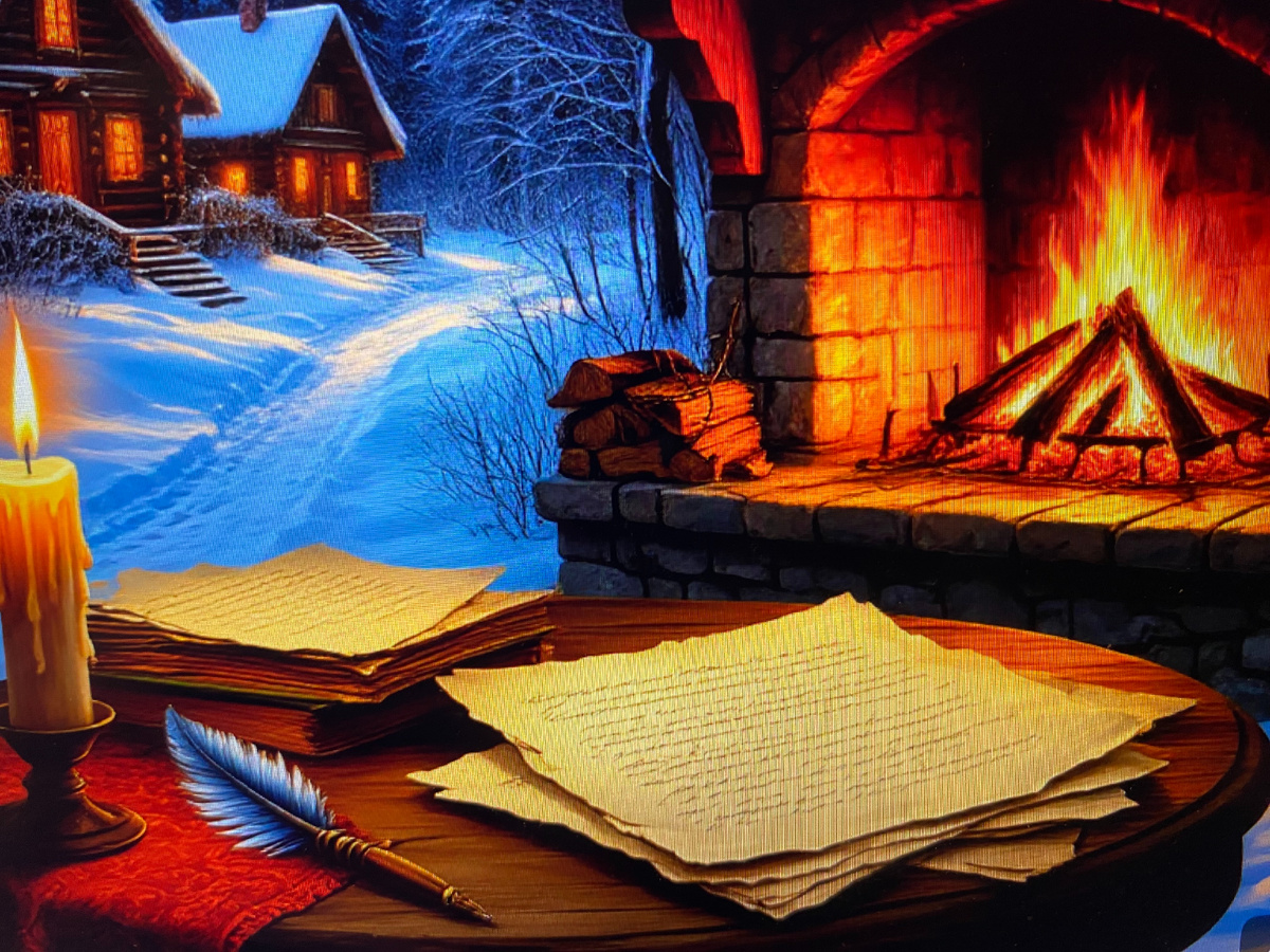 Именно в ту ночь это письмо здесь так лежало.  