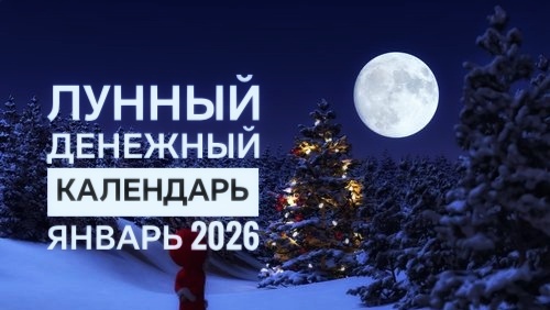 Лунный денежный календарь январь 2026