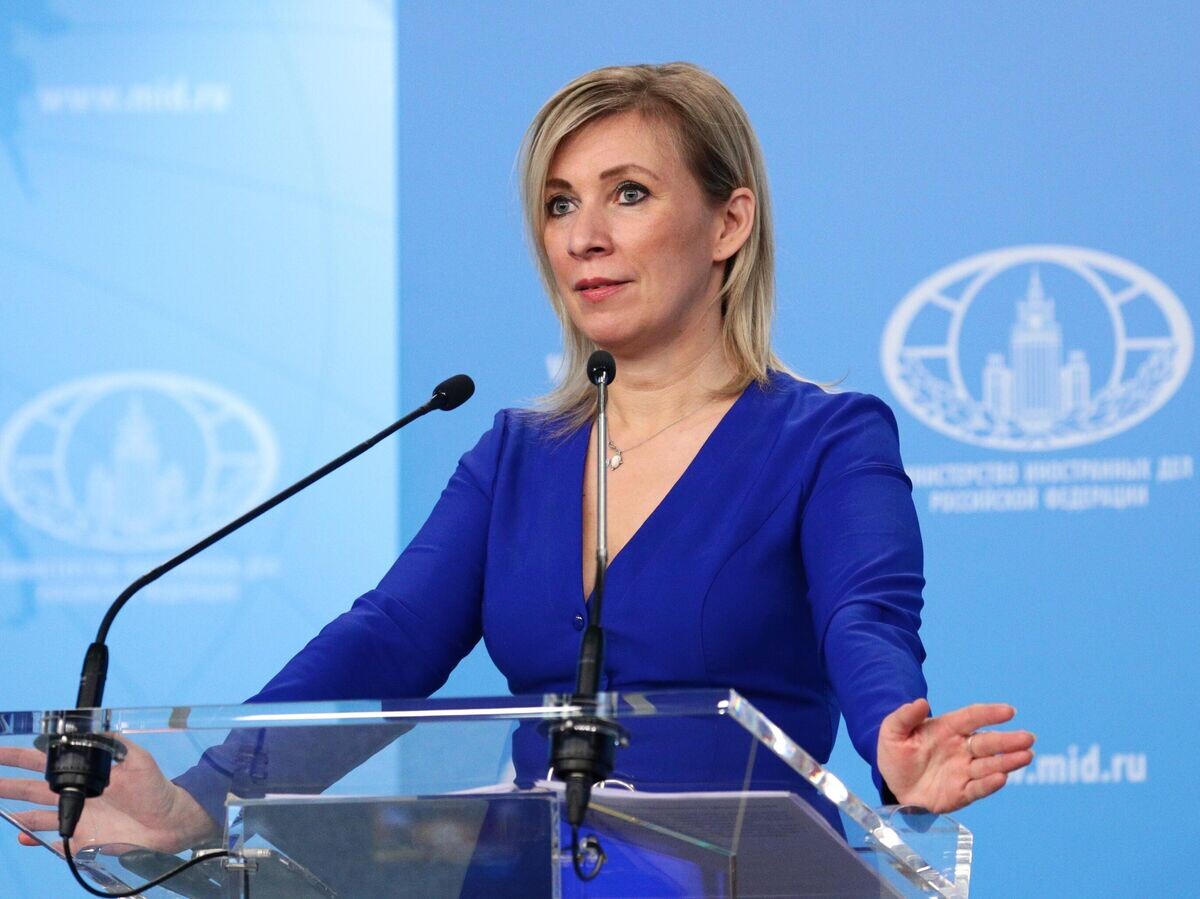    Официальный представитель Министерства иностранных дел России Мария Захарова во время брифинга в Москве | © РИА Новости / Пресс-служба МИД РФ