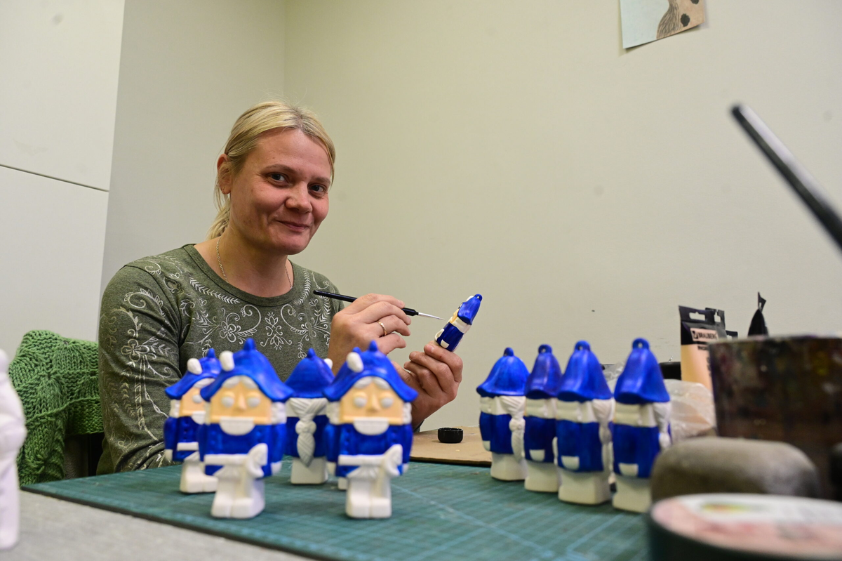 Евгения вместе с мужем благодаря поддержке смогли реализоваться и в творчестве. Фото: Павел Ворожцов, «Областная газета»