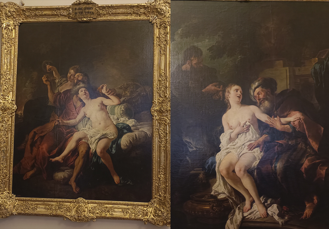 Полотно Жана-Франсуа де Труа (1679 г.) «Лот и его дочери» 