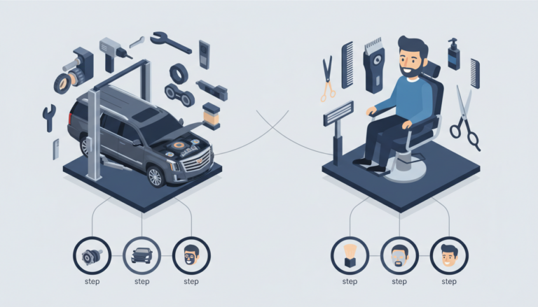    Ремонт Escalade дорог — почему ты жалеешь денег на уход за лицом? 3 шага от барбера lucky247187Q