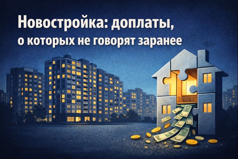 Доплаты не всегда выглядят как доплаты.
Иногда они просто становятся частью квартиры — уже после того, как вы её купили.