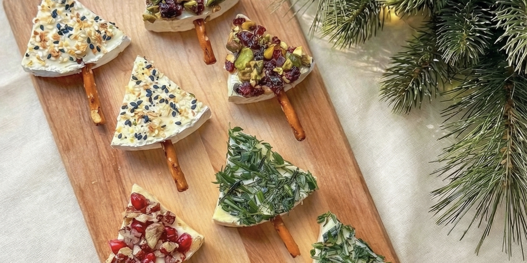 Сырные «елочки»: эффектная закуска к праздничному столу за 10 минут