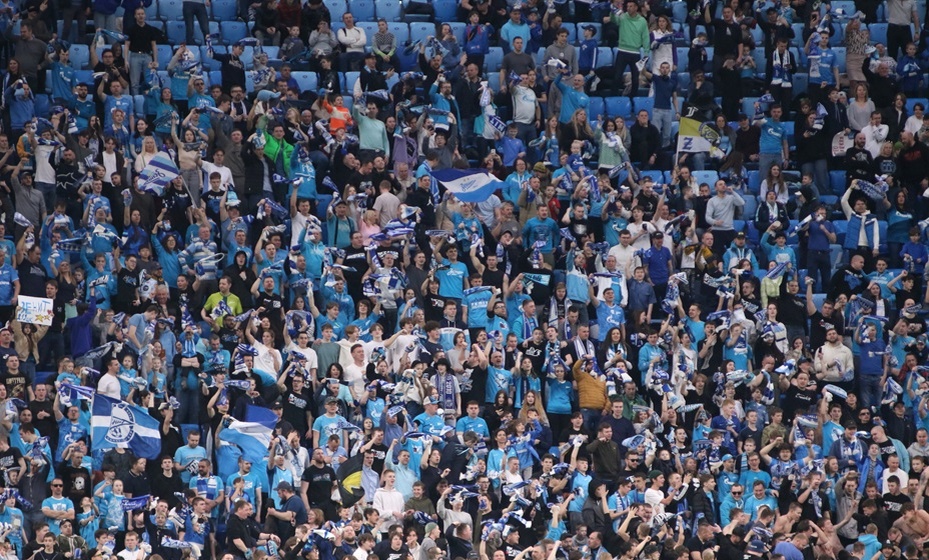    «Зенит» продал на матч с «Краснодаром» 55 тысяч билетов. Фото: Global Look Press