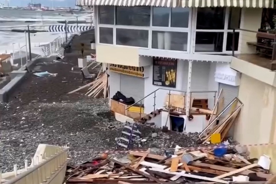    Так сейчас выглядит Приморская набережная. Фото: скриншот видео