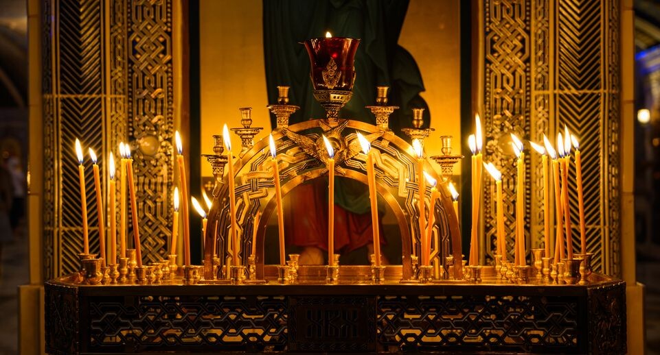    Свечи в Главном храме ВС РФ в парке «Патриот» Одинцовского округа / Медиасток.рф