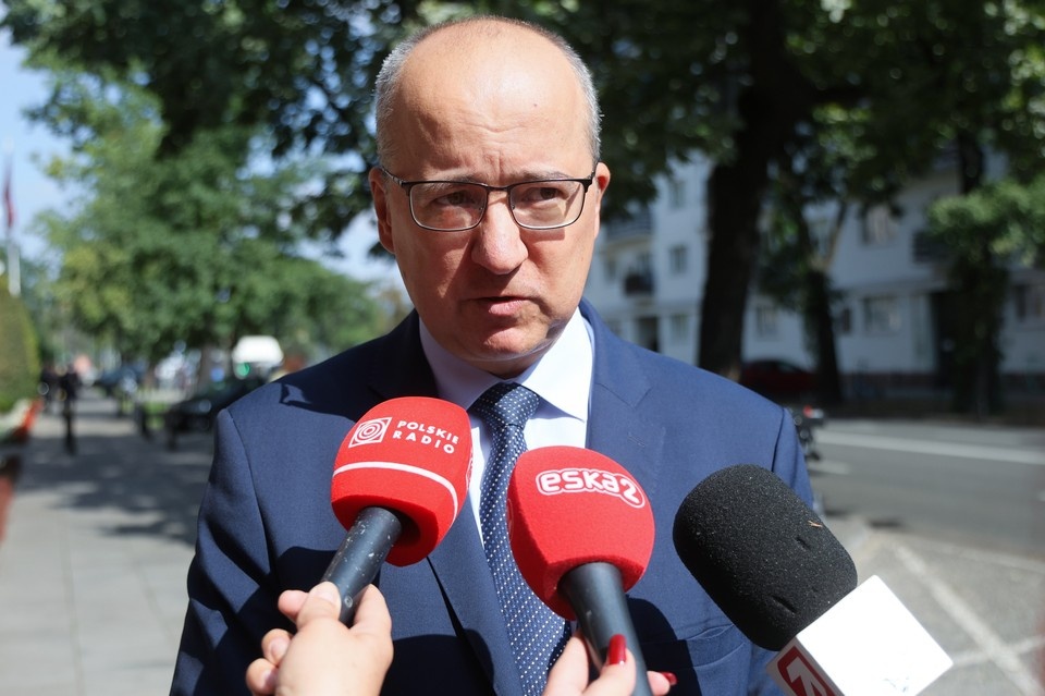    Андрей Ордаш, временный поверенный в делах Российской Федерации в Польше, государственный посланник второго класса. Фото: EPA.