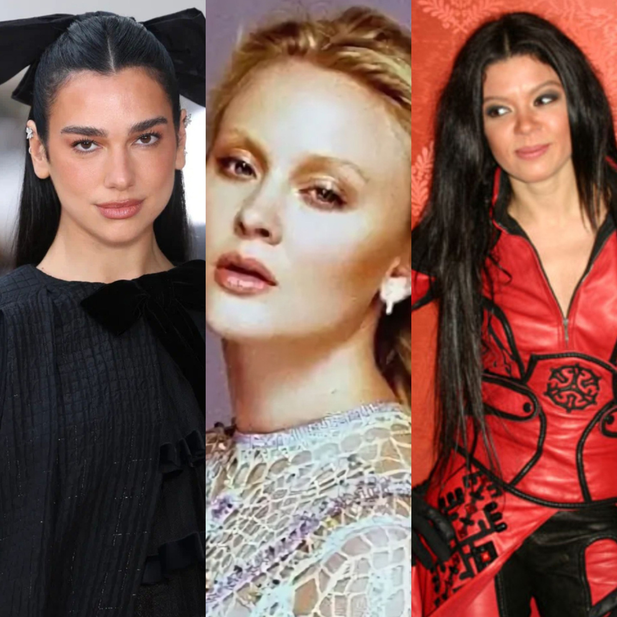 А наряды то у них тоже у всех разные и по цветовым гаммам, словно радуга