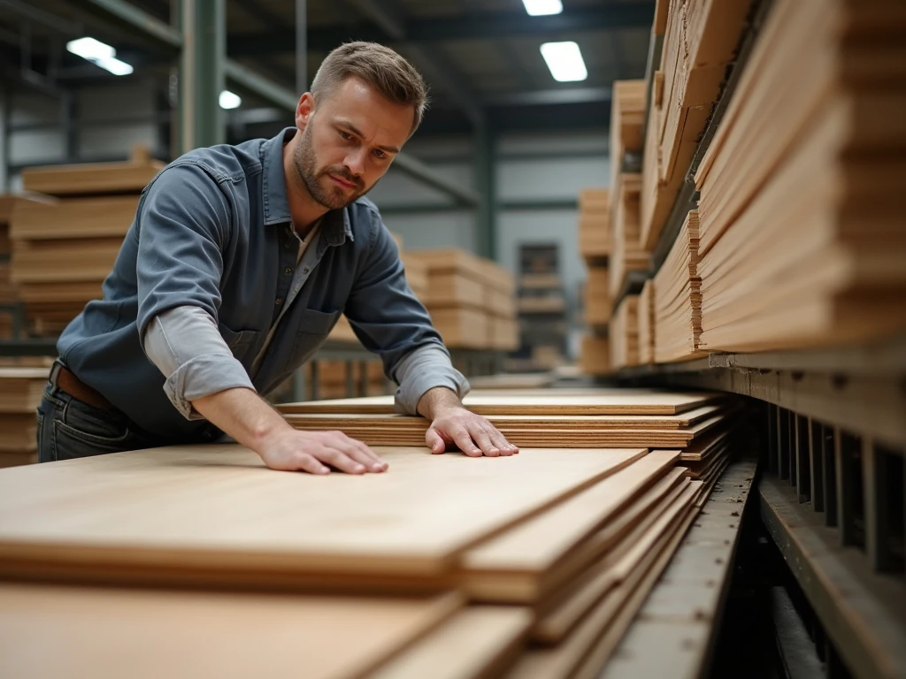 Сортировщик шпона и фанеры