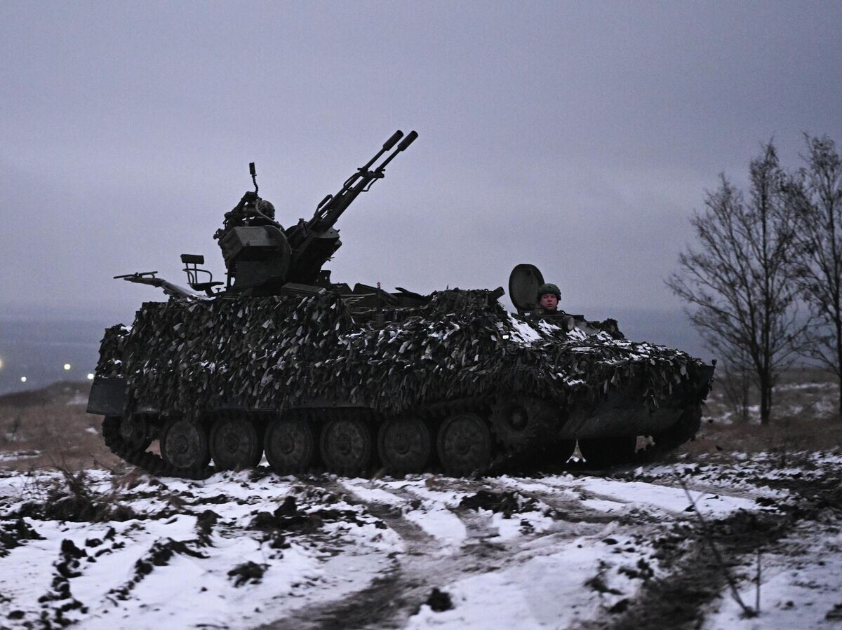    Пункт воздушного наблюдения на Краснолиманском направлении СВО | © РИА Новости / Сергей Бобылев