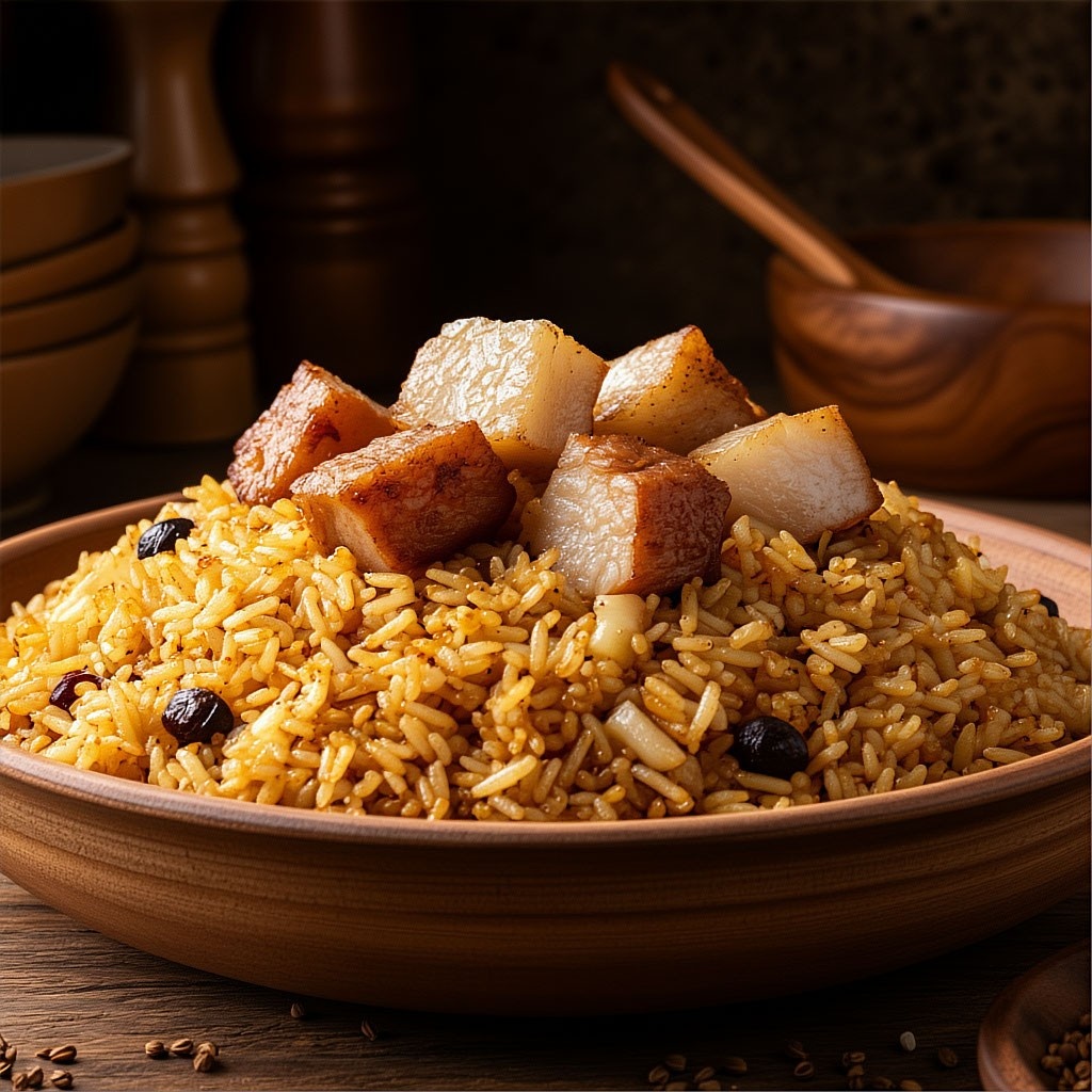 Плов с курдюком