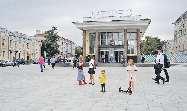 Станция метро "Чистые пруды" ПОСЛЕ