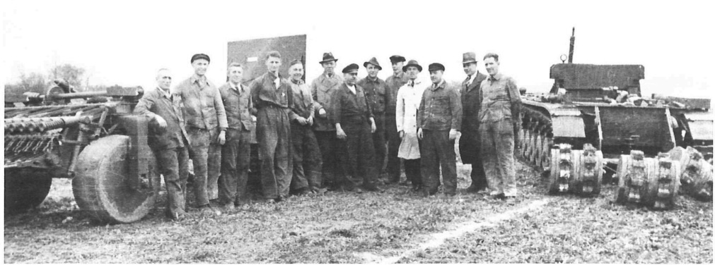Опытные образцы  танковых минных тралов (1939 г.)