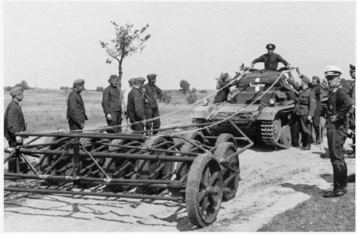 Опытный образец минного трала (предположительно Польша 1939 г.)