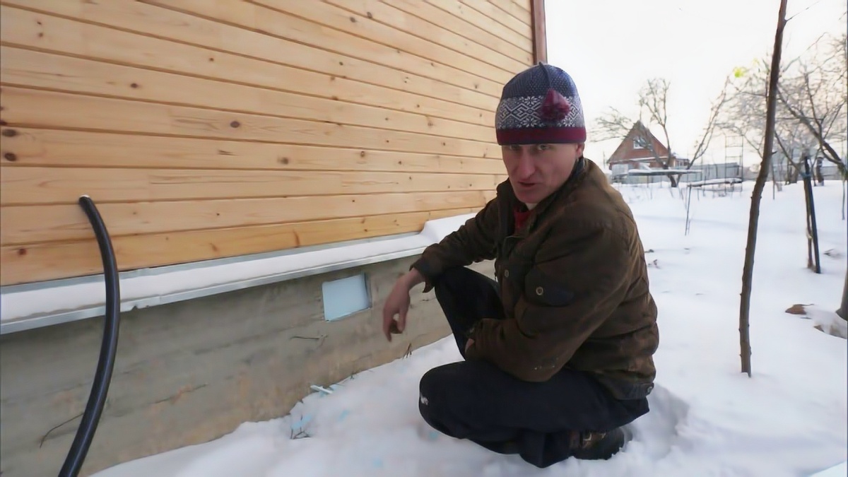 После утепления цоколя и заделки продухов