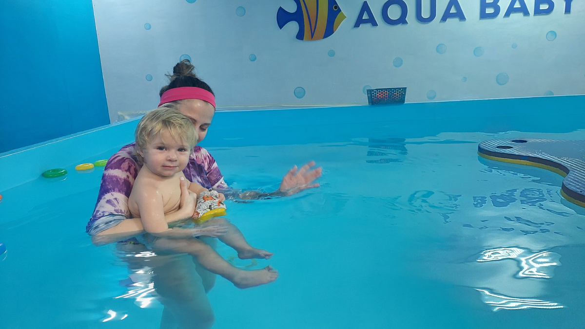 На первом уроке плавания всё было нормально 