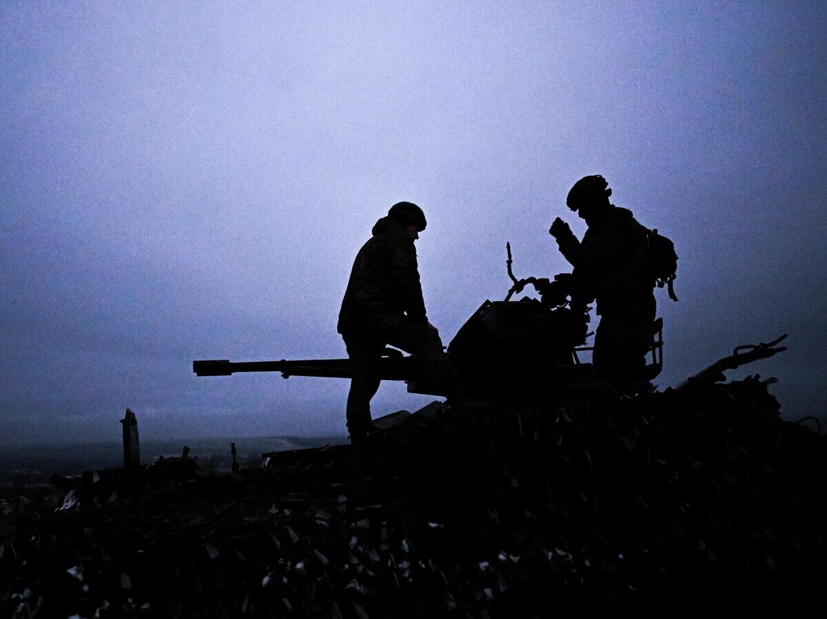    Пункт воздушного наблюдения на Краснолиманском направлении СВО | © РИА Новости / Сергей Бобылев