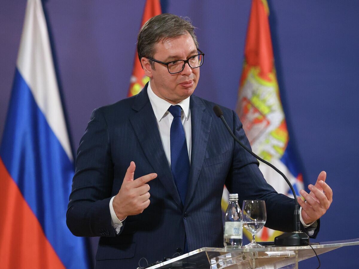    Президент Сербии Александр Вучич© РИА Новости . Пресс-служба МИД России