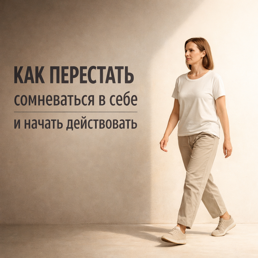 Почему сомнения мешают действовать — и как сдвинуться с места