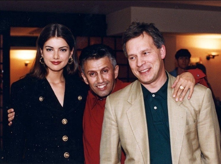 Борис Зосимов со второй женой и Юрием Айзеншписом / соцсети