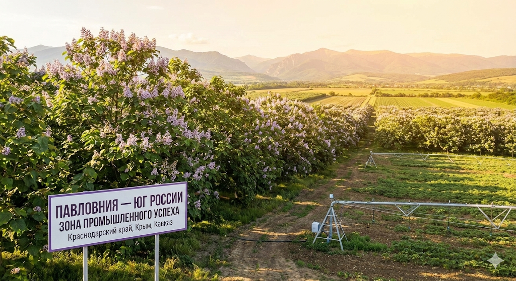              Юг России (Краснодарский край, Крым, Кавказ): Зона промышленного успеха