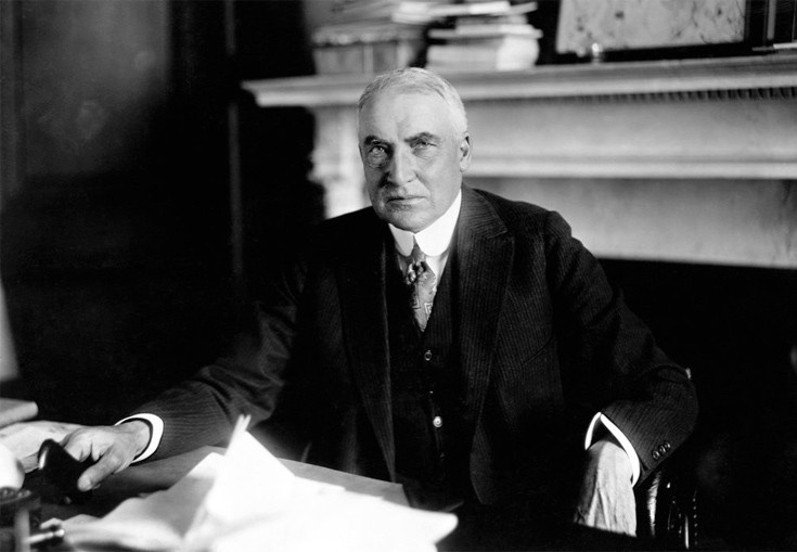 Президент США Гардинг  фото из rg.ru