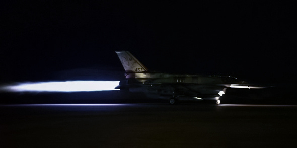 F-16I из 119-й эскадрильи, на Ливан, сентябрь 2024 г. 