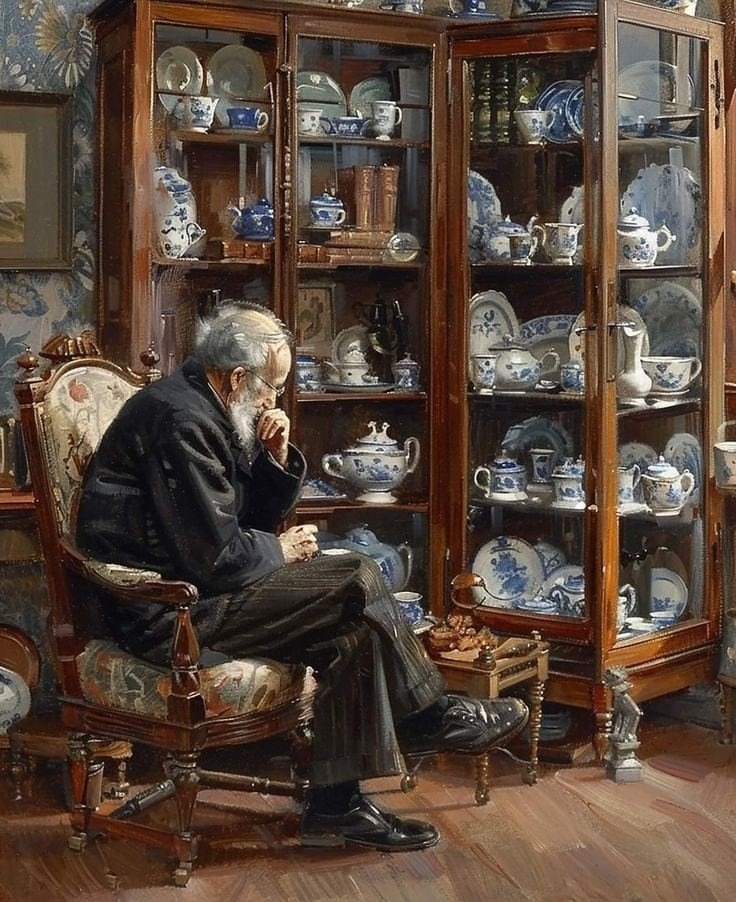 «Коллекционер фарфора», Адольф Райх