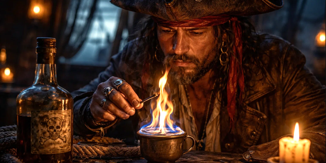 Зачем в XVIII веке моряки всегда поджигали ром, прежде чем его выпить?