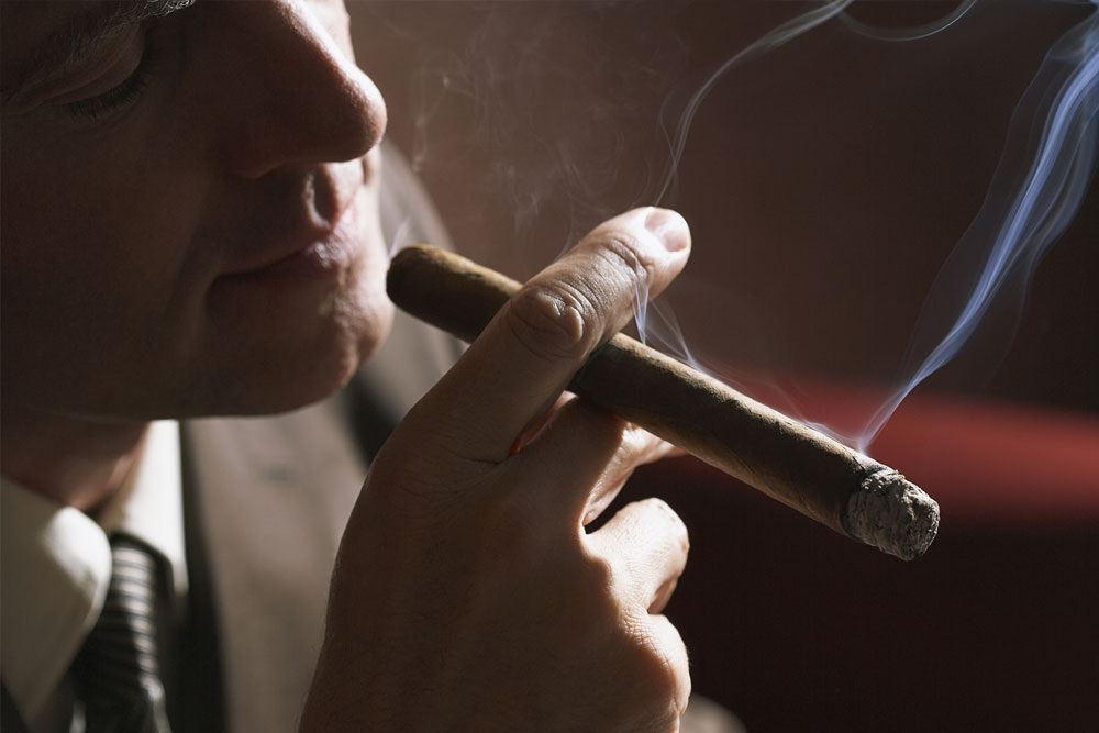 Правильный момент для курения сигары