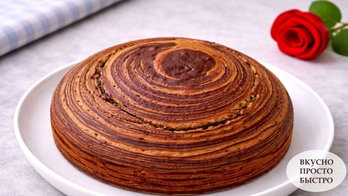 БИСКВИТ С ШОКОЛАДНОЙ ГЛАЗУРЬЮ - Вкусно Просто Быстро