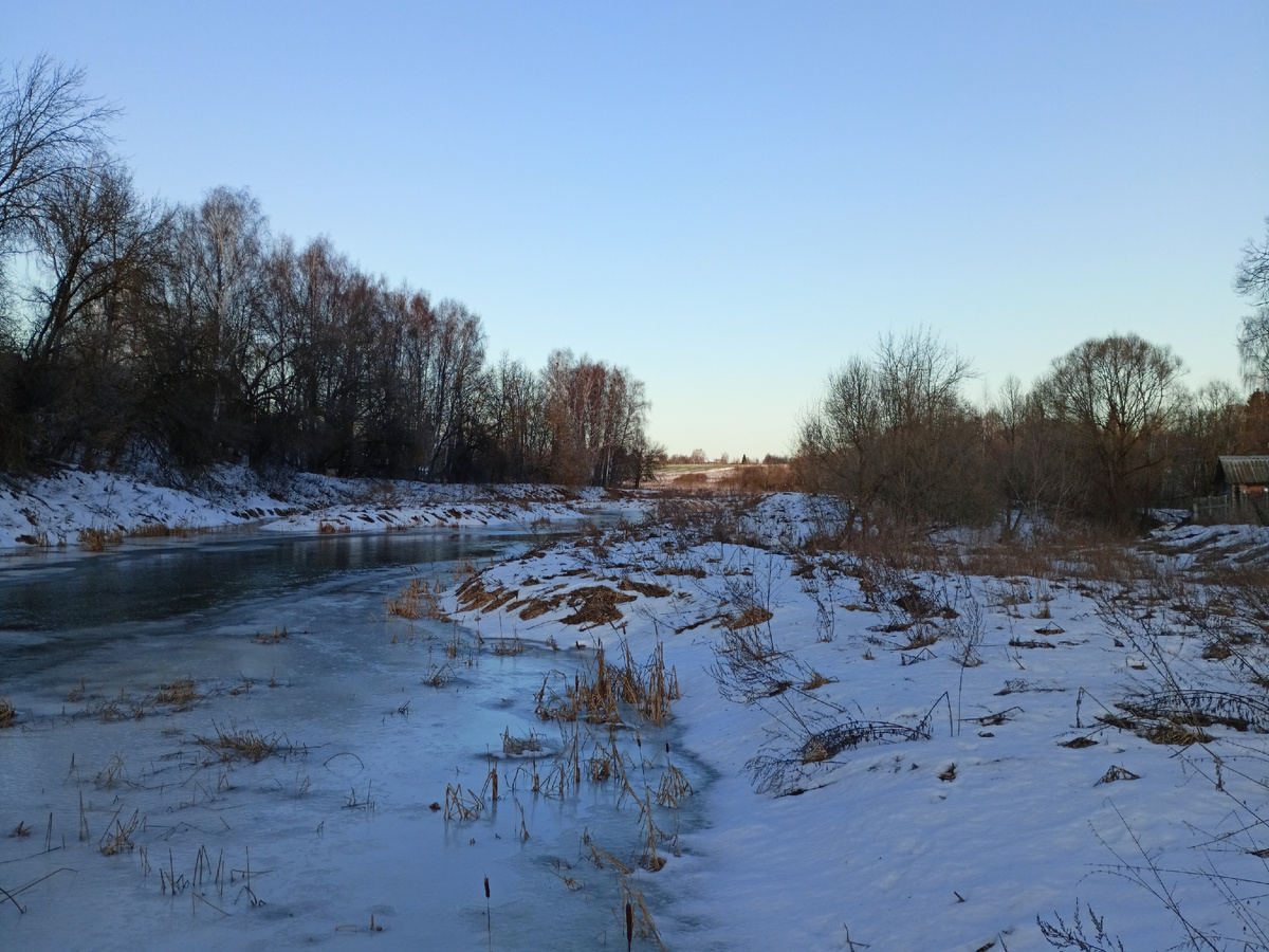 Погода в январе была не зимняя