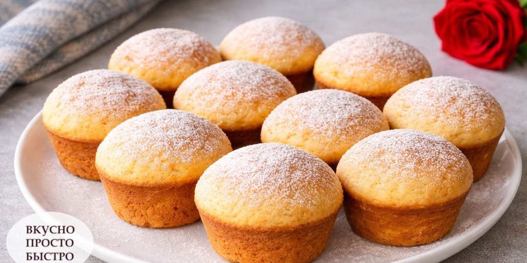 ТВОРОЖНЫЕ КЕКСЫ! Воздушные, нежные и готовятся за минуты. Идеальная выпечка к чаю