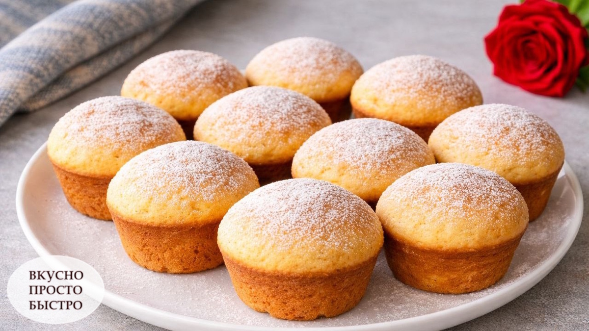 ТВОРОЖНЫЕ  КЕКСЫ- Вкусно Просто Быстро