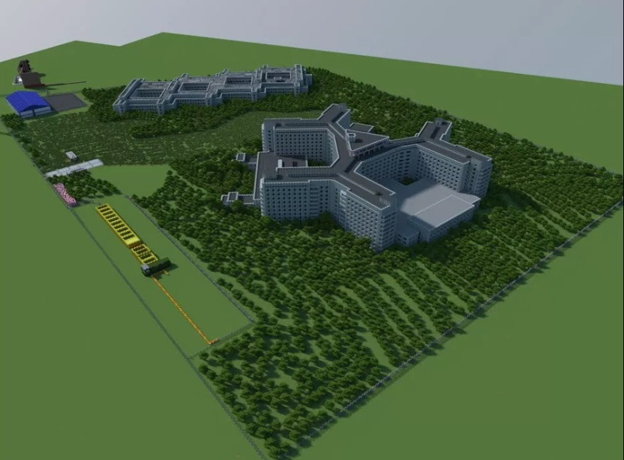 3D-модель Ховринской больницы.